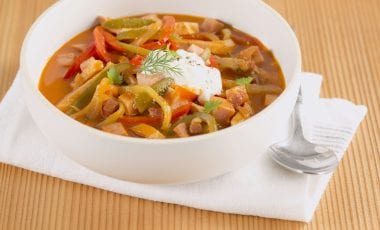 Russian meat and vegetable stew