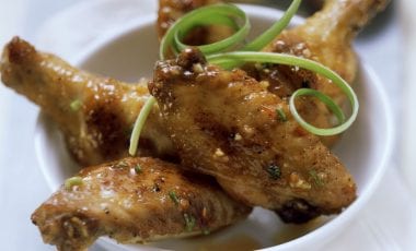 Marinated chicken wings