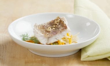 Red snapper with vegetables