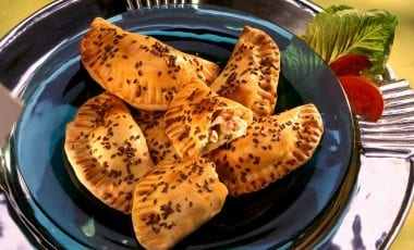 Ham and mozzarella pasties