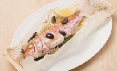 Red mullet en papillotte Red mullet en papillotte