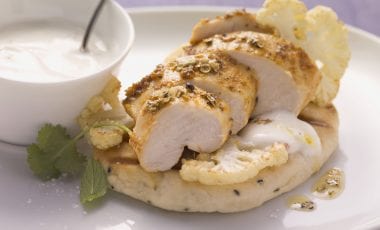 Tandoori chicken with cauliflower