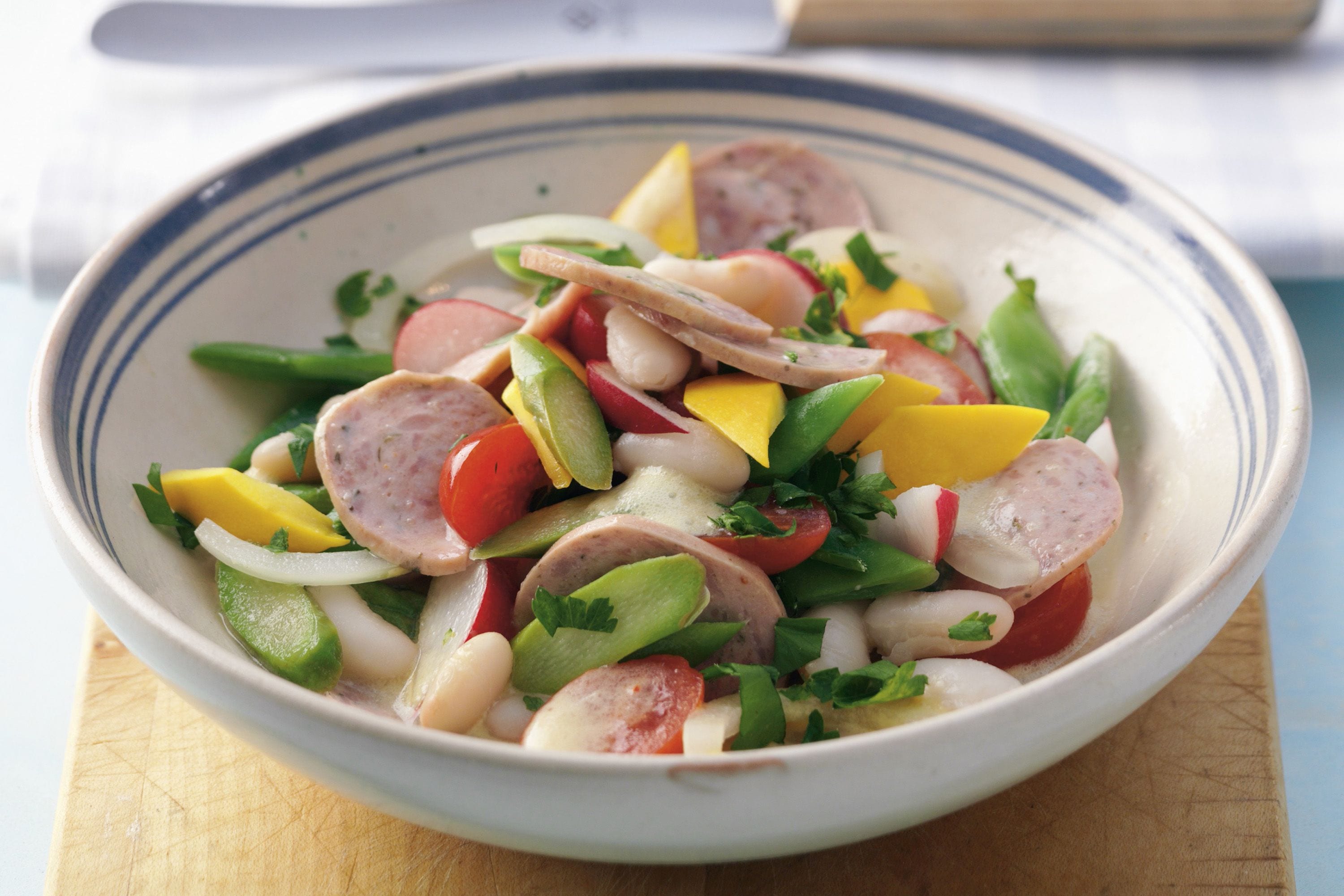 Vegetable sausage salad FreshMAG