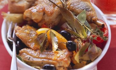 Provençal chicken stew