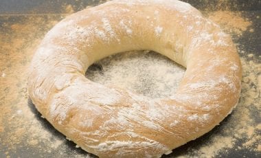 Ciabatta bread ring Ciabatta bread ring