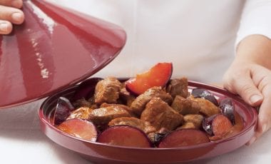 Lamb ragout with plums Lamb ragout with plums