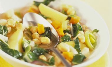 Chickpea and chard stew