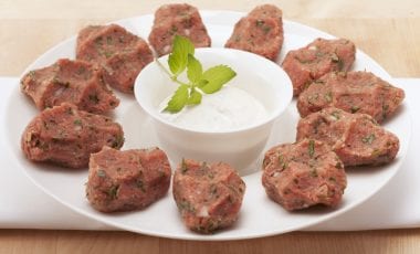 Minced veal with bulgur