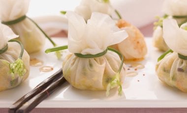 Chinese prawn dumplings