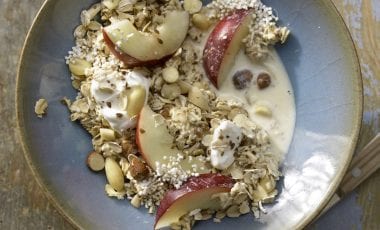 Savoury amaranth muesli