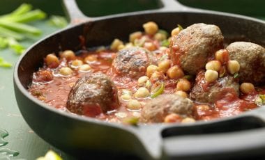 Oriental lamb meatballs