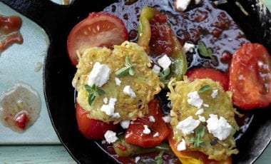 Potato rösti with feta cheese