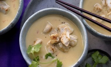 Creamy sweet potato soup