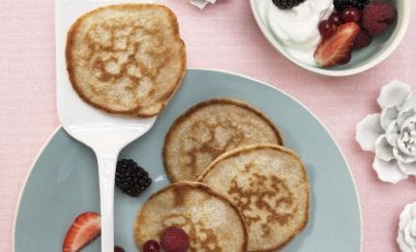Wholegrain buttermilk pancakes