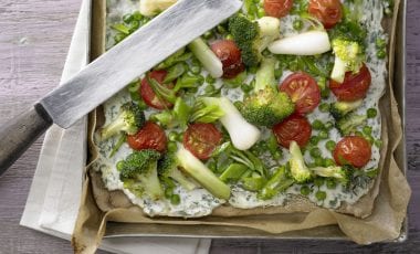 Vegetable pizza Vegetable pizza