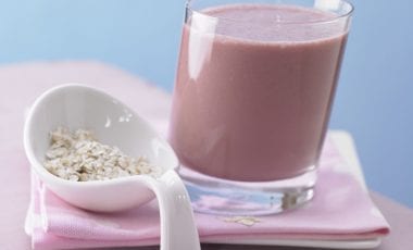 Quick cherry banana smoothie