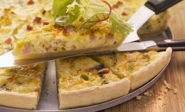 Leek quiche