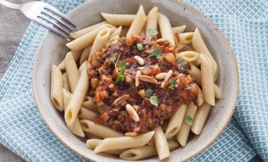 Lentil-courgette Bolognese Lentil-courgette Bolognese