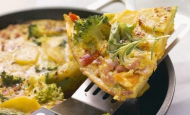 Potato omelette with vegetables Potato omelette with vegetables