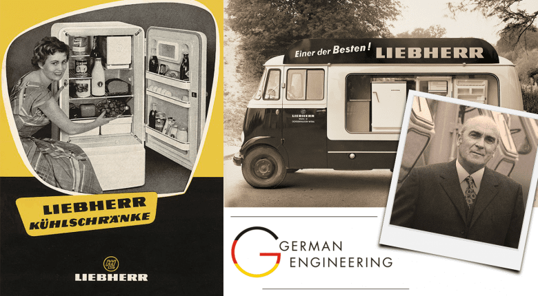 Early Liebherr refrigerator advertising