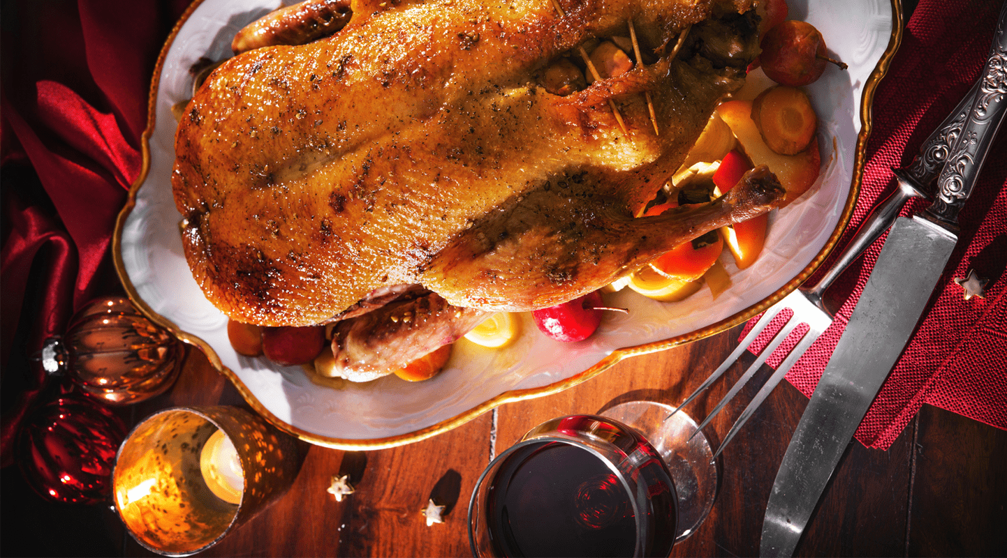 Roast Duck with Wine