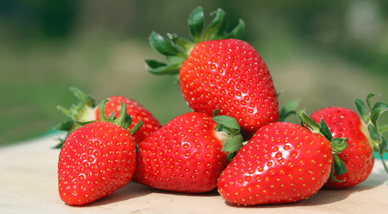 Strawberries Water Content