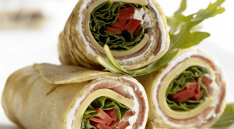 Pancake Rolls - Ham Cheese Crepe