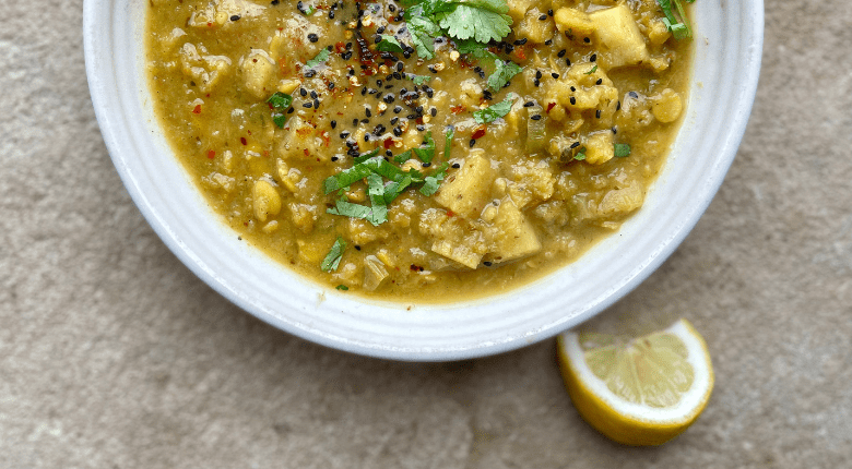 Parsnip vegan soup