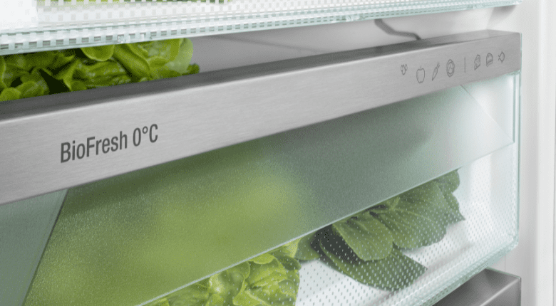 BioFresh drawer. Stores food at perfect temp to combat food waste