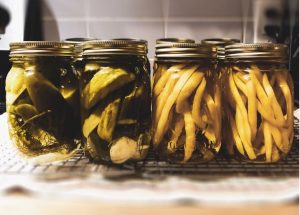 Vegs in jar