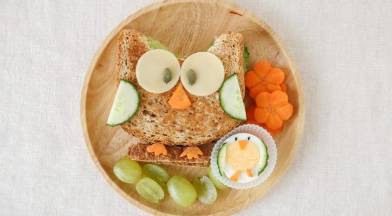 Owl sandwich for kids