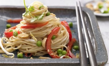 Asian stir-fried noodles