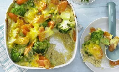 Суфле от броколи и ориз Суфле от броколи и ориз