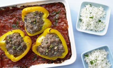 Печени пълнени чушки Печени пълнени чушки