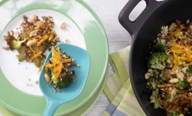 Пъстро ястие със зеленчуци и булгур Пъстро ястие със зеленчуци и булгур