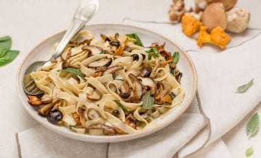 Талиатели с гъби