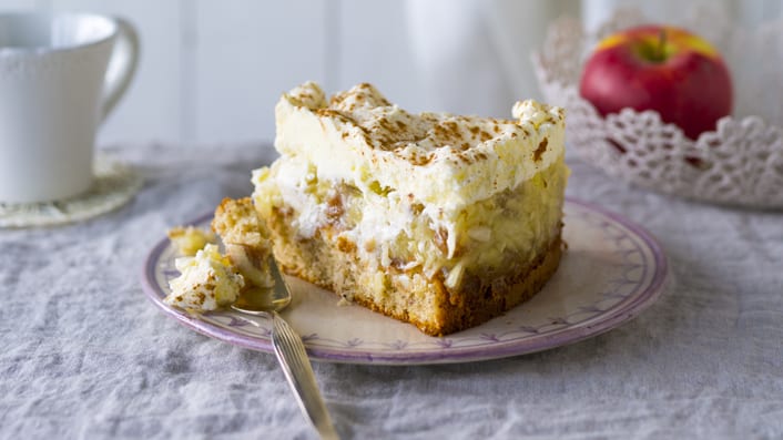 GuU - Kuchen - Apfelstrudeltorte, Ap felstrudel, Apfel, Torte, Sahne
