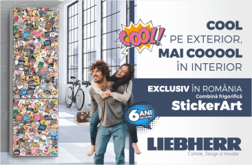Combina frigorifică Liebherr StickerArt – COOL pe exterior, mai COOOOL pe interior Combina frigorifică Liebherr StickerArt – COOL pe exterior, mai COOOOL pe interior