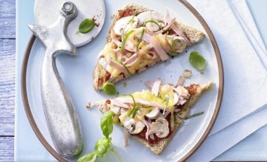 Mini pizza integrale italiene