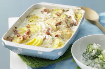 Patata al horno y colinabo