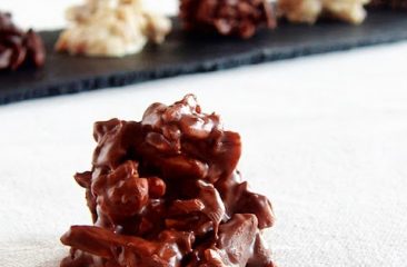 rocas de almendra y chocolate: Tu recetario de navidad Liebherr