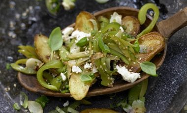 Pommes de terre à la grecque et au sésame Pommes de terre à la grecque et au sésame