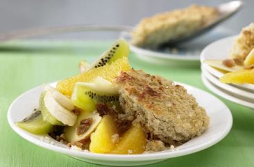 Gâteau sucré au quinoa et au fromage blanc