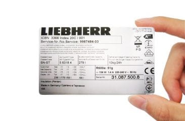 Come leggere l’etichetta prodotto Liebherr Come leggere l’etichetta prodotto Liebherr