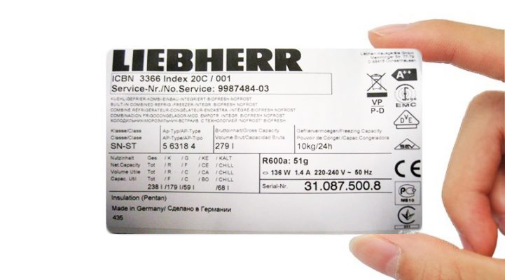 Come leggere l'etichetta prodotto Liebherr - FreshMAG