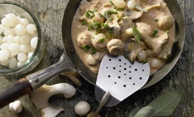 Cremige Pilzpfanne