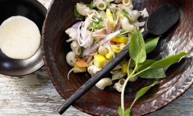 Exotischer Nudel-Curry-Salat Exotischer Nudel-Curry-Salat