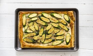 Zucchini-Tarte mit Dukkah