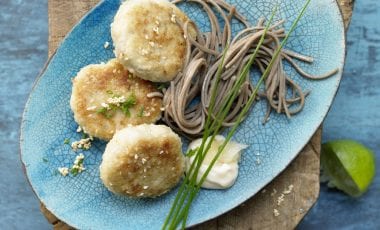 Fischfrikadellen auf japanisch