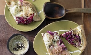 Würziger Flammkuchen Würziger Flammkuchen